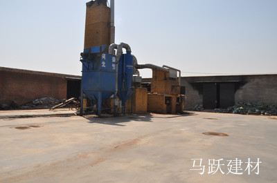 馬躍建材清明節假日期間開展工廠地面硬化，工廠綠化工作